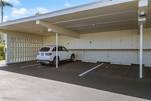 220 Seaview Ct Unit 305, Marco Island, FL 34145 - view of covered parking lot