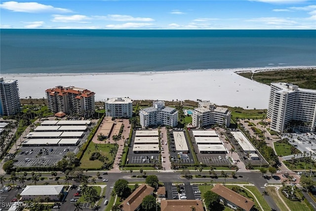 220 Seaview Ct Unit 305, Marco Island, FL 34145 - aerial view with a water view and a city view
