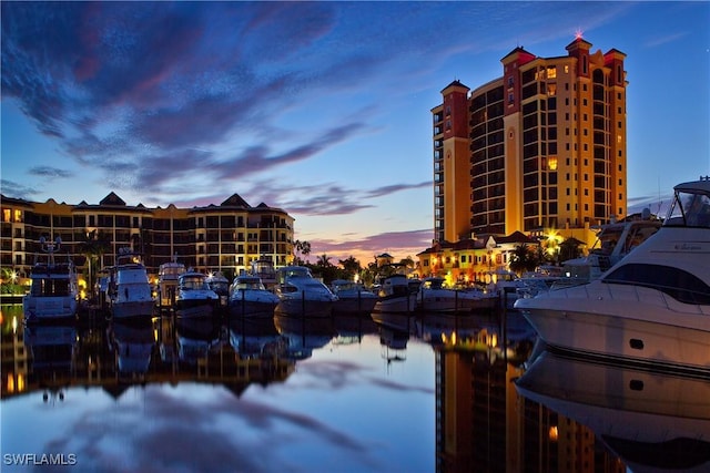 property view of water