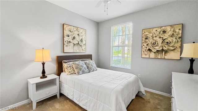 10139 Colonial Country Club Blvd S Unit 1006, Fort Myers, FL 33913 - carpeted bedroom with baseboards and a ceiling fan
