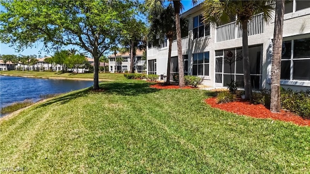 10139 Colonial Country Club Blvd S Unit 1006, Fort Myers, FL 33913 - view of home's community featuring a water view and a lawn