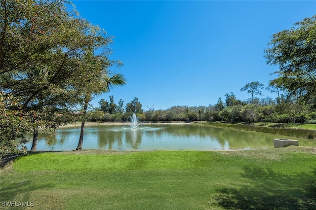 property view of water