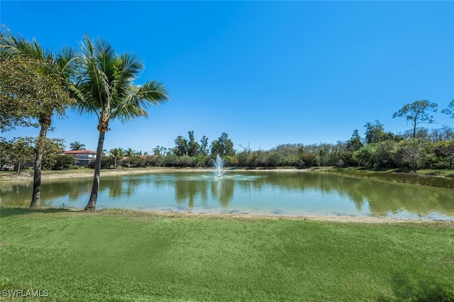 property view of water