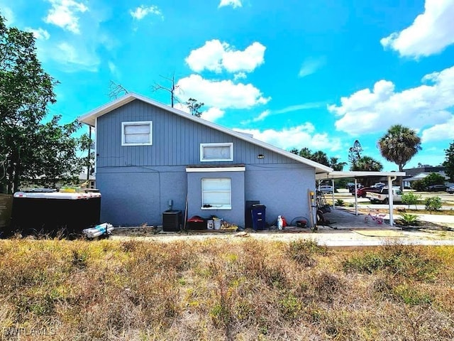 5529/5531 10th Ave, Fort Myers, FL 33907 - view of property exterior featuring central AC