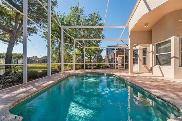 9011 Springview Loop, Estero, FL 33928 - swimming pool featuring a patio area and a lanai