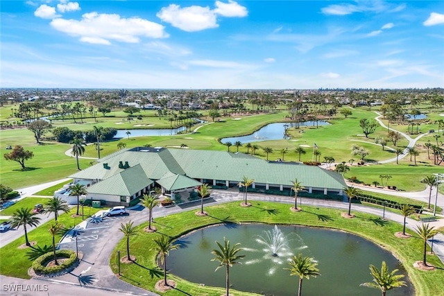 864 SW 18th Ter, Cape Coral, FL 33991 - bird's eye view of a large body of water and a golf course