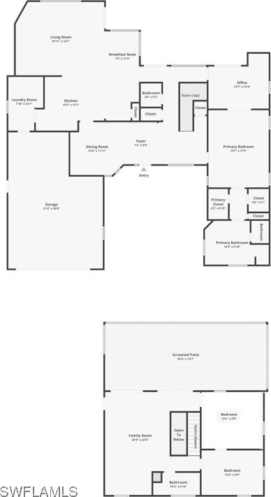 864 SW 18th Ter, Cape Coral, FL 33991 - home floor plan