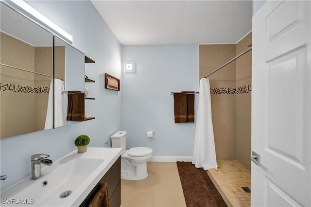 11510 Villa Grand Unit 408, Fort Myers, FL 33913 - full bathroom featuring tile patterned floors, vanity, toilet, and tiled shower