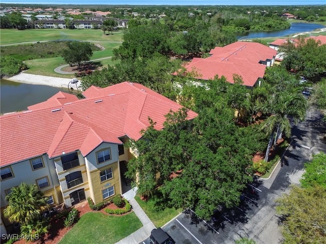 11510 Villa Grand Unit 408, Fort Myers, FL 33913 - birds eye view of property featuring a water view