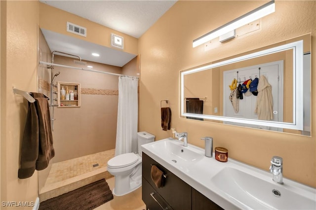 11510 Villa Grand Unit 408, Fort Myers, FL 33913 - bathroom with a sink, visible vents, and a tile shower