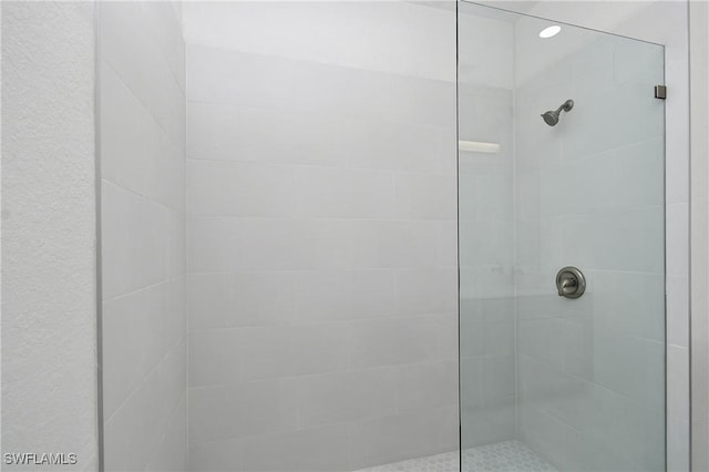 bathroom with walk in shower