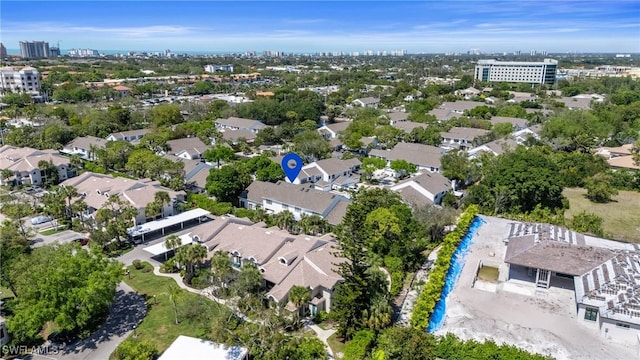 birds eye view of property featuring a residential view