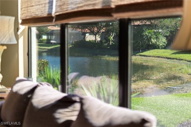 view of water feature