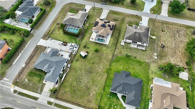 bird's eye view featuring a residential view