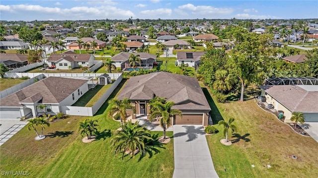 birds eye view of property featuring a residential view