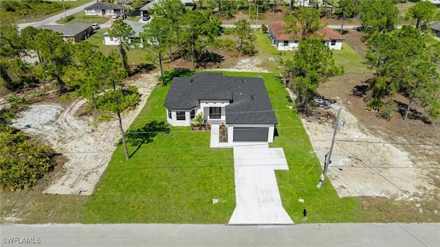 aerial view featuring a residential view