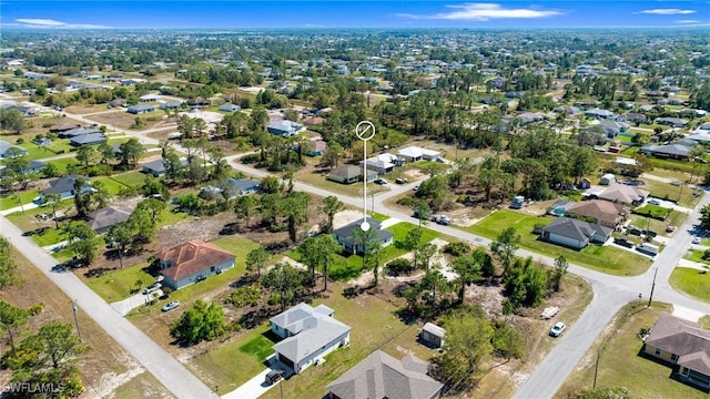 bird's eye view featuring a residential view