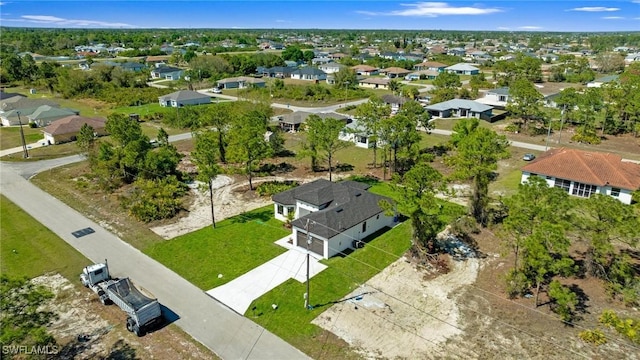 birds eye view of property featuring a residential view