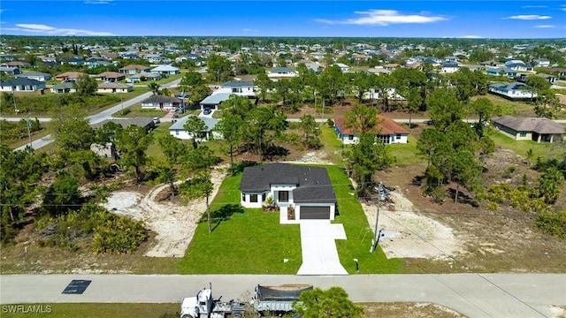 aerial view featuring a residential view