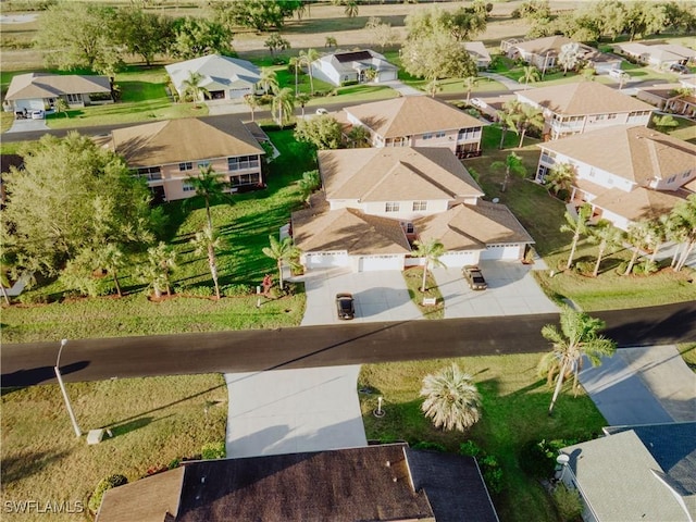 birds eye view of property featuring a residential view