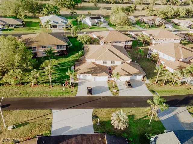 drone / aerial view featuring a residential view