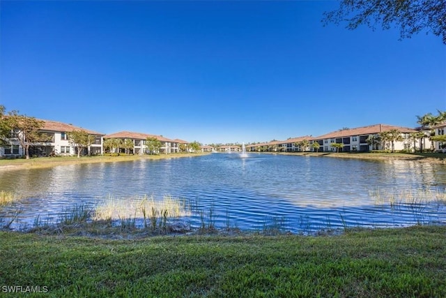 water view with a residential view