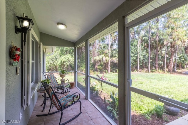 420 20th Ave NW, Naples, FL 34120 - sunroom / solarium featuring lofted ceiling