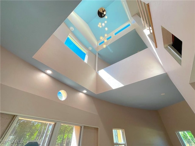 interior details featuring recessed lighting