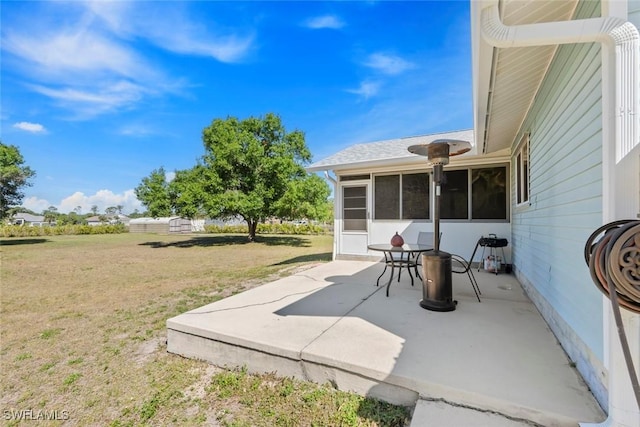 17450 Taylor Rd, Alva, FL 33920 - view of patio with a sunroom