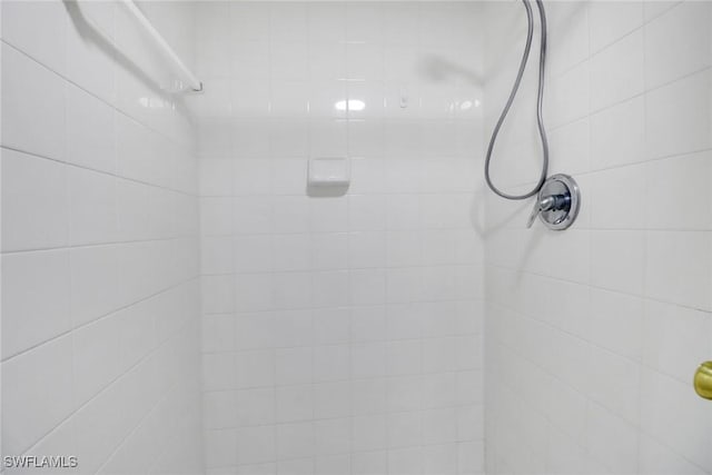 room details featuring tiled shower