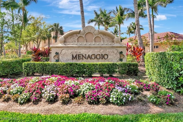 9293 Menaggio Ct Unit 102, Naples, FL 34114 - view of community / neighborhood sign