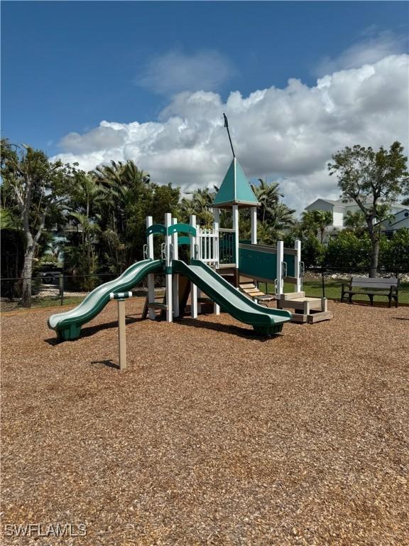 view of community jungle gym