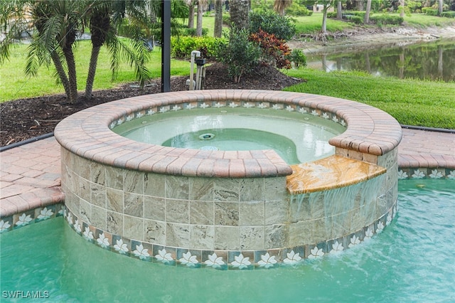 13104 Silver Thorn Loop, North Fort Myers, FL 33903 - view of swimming pool featuring an in-ground hot tub