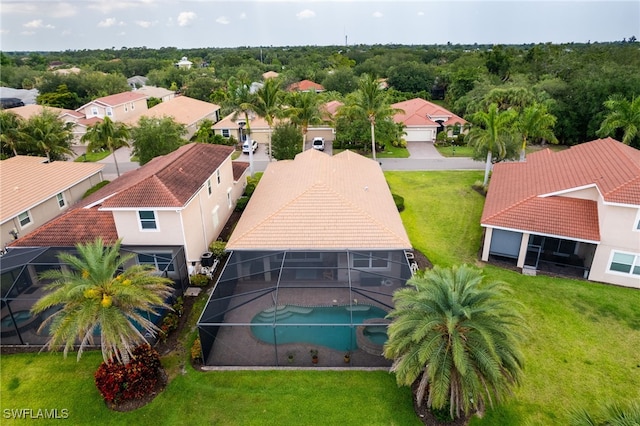 13104 Silver Thorn Loop, North Fort Myers, FL 33903 - aerial view of residential area with a pool area