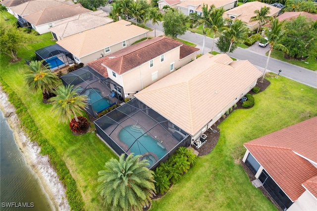 13104 Silver Thorn Loop, North Fort Myers, FL 33903 - aerial view of residential area with a nearby body of water