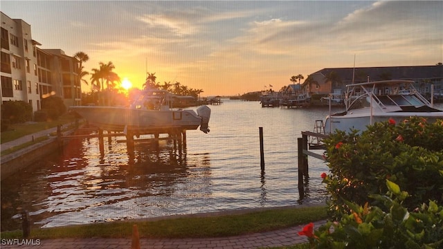 4703 SE 17th Pl Unit 105, Cape Coral, FL 33904 - dock with a water view