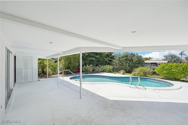 pool featuring a patio