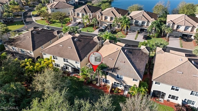 birds eye view of property featuring a residential view