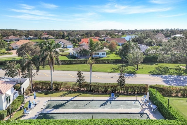 birds eye view of property featuring a residential view