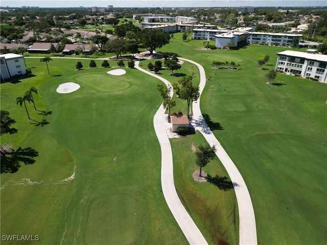 6102 Augusta Dr Unit 209, Fort Myers, FL 33907 - aerial view featuring golf course view