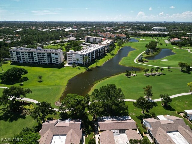 6102 Augusta Dr Unit 209, Fort Myers, FL 33907 - birds eye view of property featuring a water view and view of golf course