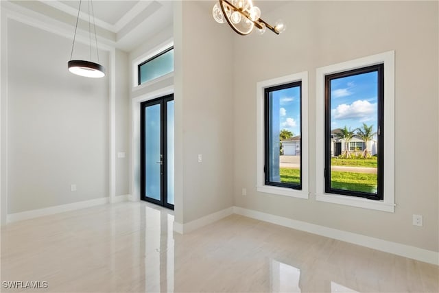 1912 SW 12th St, Cape Coral, FL 33991 - empty room featuring a wealth of natural light and baseboards