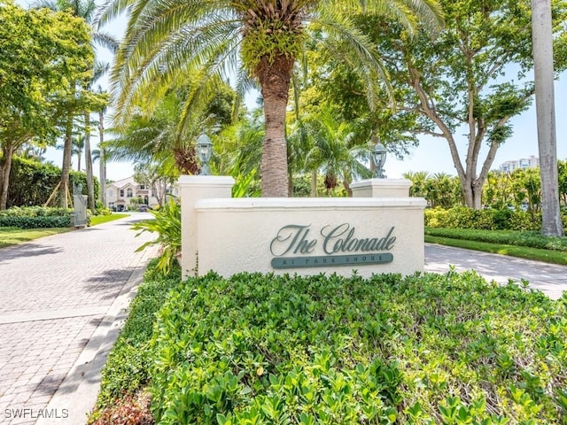 265 Colonade Cir, Naples, FL 34103 - view of community sign