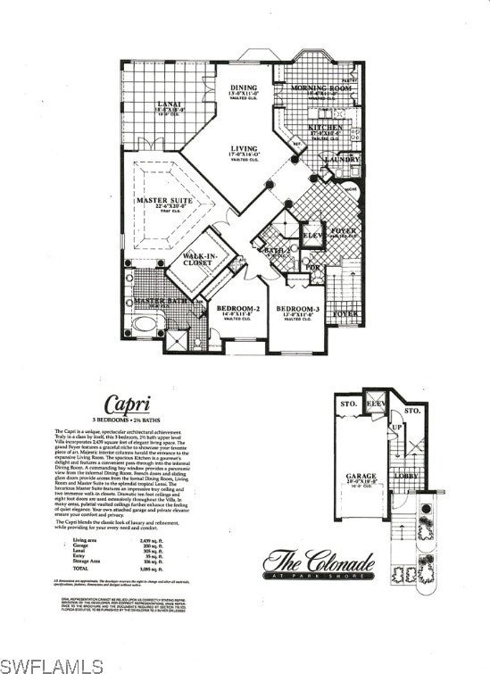 265 Colonade Cir, Naples, FL 34103 - plan