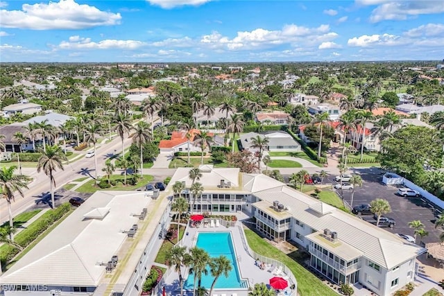 birds eye view of property featuring a residential view