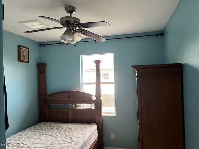 2609 4th St SW, Lehigh Acres, FL 33976 - bedroom with ceiling fan
