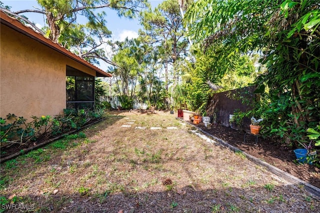 26955 Croise Dr, Bonita Springs, FL 34135 - view of yard featuring a fenced backyard