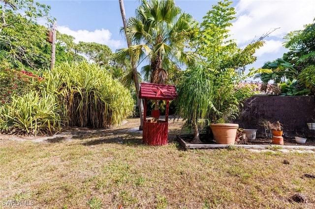 26955 Croise Dr, Bonita Springs, FL 34135 - view of yard featuring fence