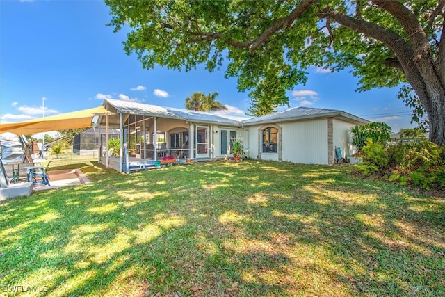 2215 Club House Rd, North Fort Myers, FL 33917 - back of property with a yard