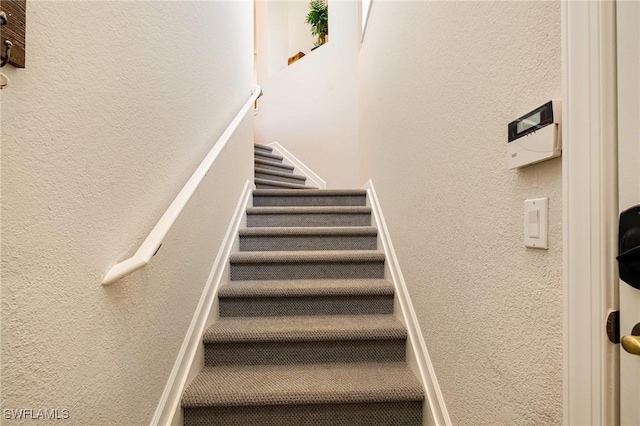 view of stairs